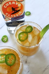 margarita de piña al grill