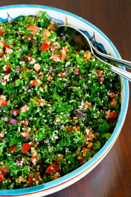 Tabbouleh or tabouli salad