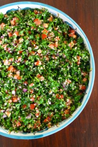 Tabulé,tabouli,cómo hacer tabule,receta de tabbouleh