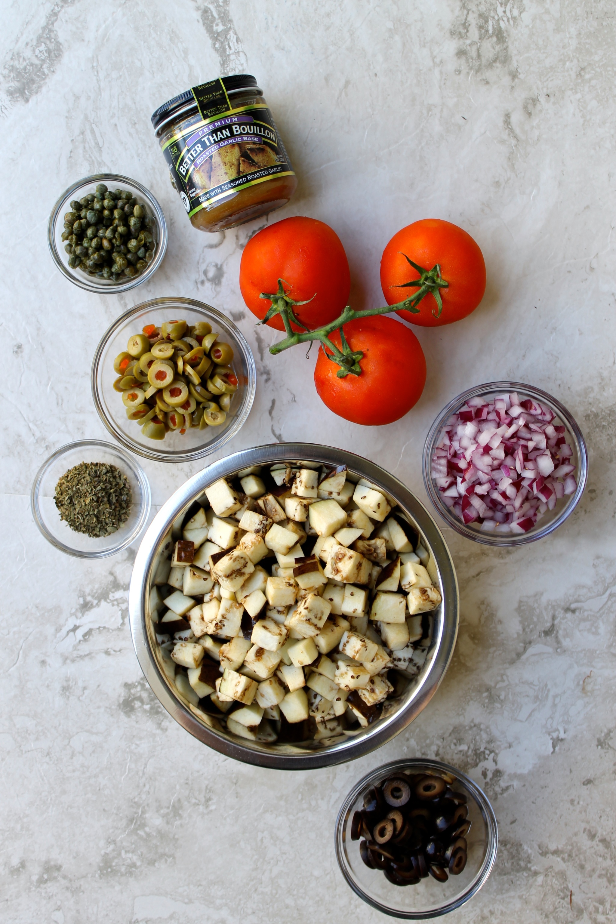 Ingredients to make caponata by enrilemoine