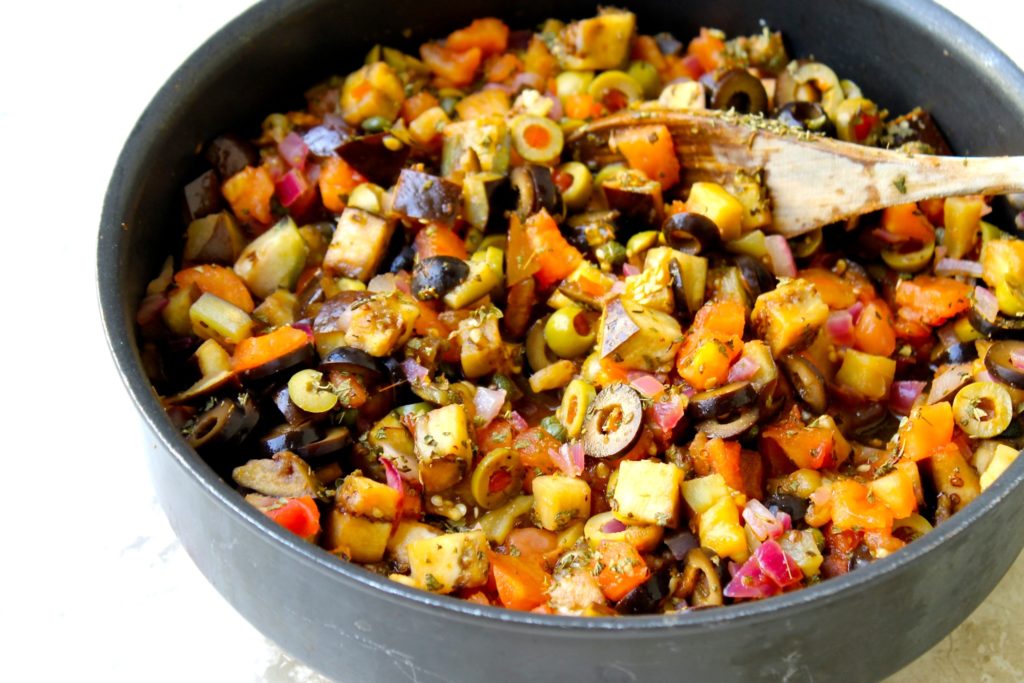 Caponata Siciliana - Lazy Cat Kitchen