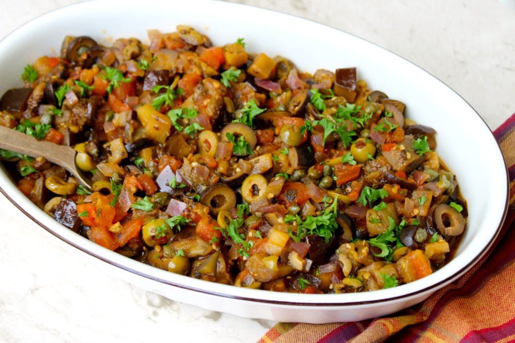 Caponata Siciliana  Na cozinha com a Helô 