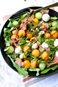 Ensalada de prosciutto y melón