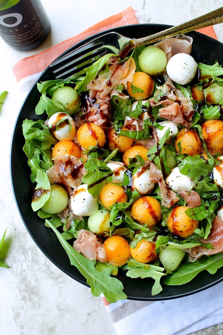 Ensalada de prosciutto y melón
