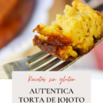 Auténtica torta de jojoto venezolana.
