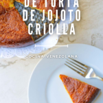 Receta de torta de jojoto.