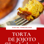 Torta de jojoto sin gluten.