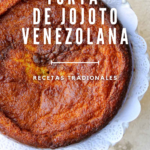 Torta de jojoto venezolana.