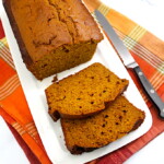 pumpkin-spice bread with orange zest