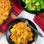 skillet-baked mac and cheese