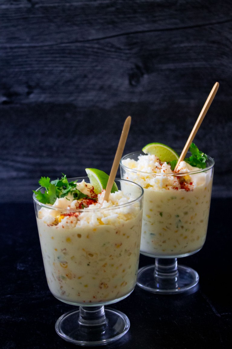 esquites ensalada de maíz