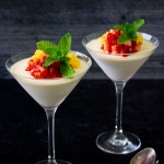 sugar-free panna cotta