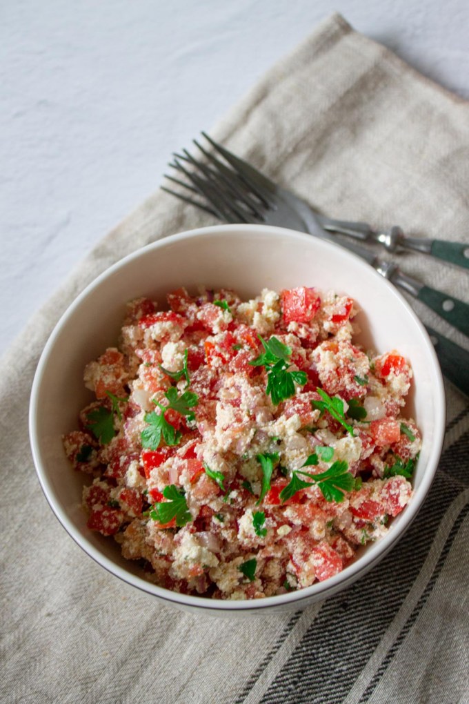 ensalada de shanklish