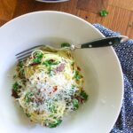 Pasta con ajo y AOVE