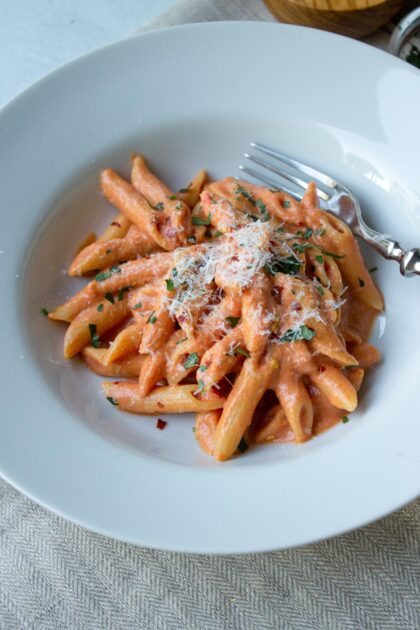 penne alla vodka without vodka