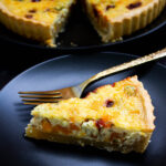 guava and gorgonzola quiche