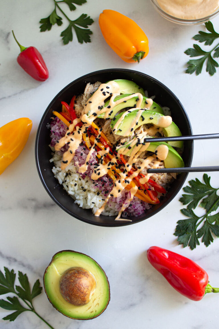 tuna poke bowl