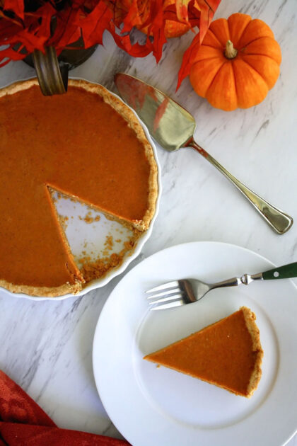 creamy pumpkin pie