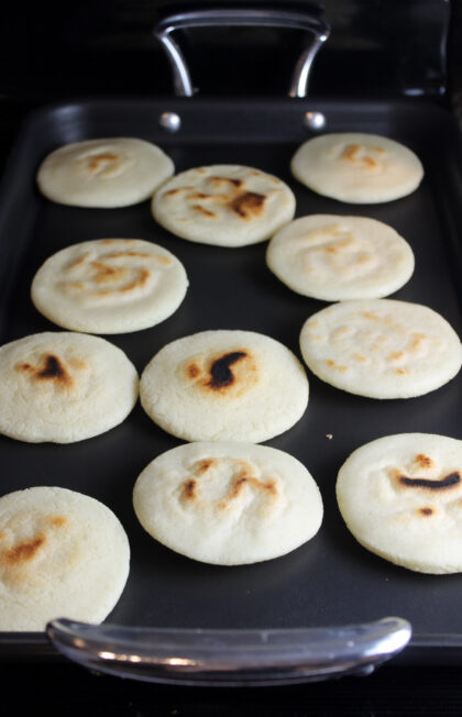 Traditional Venezuelan Arepas