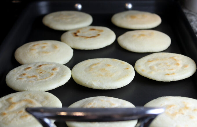 Traditional Venezuelan Arepas 3-ingredient Recipe + VIDEO