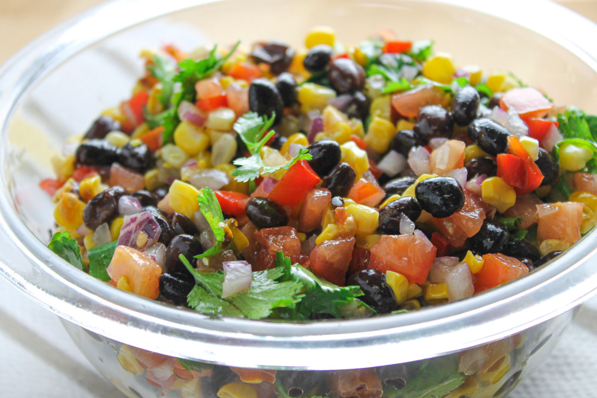 Black Bean and Grilled Corn Salad EnriLemoine