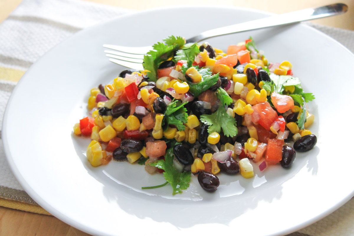 Black Bean and Grilled Corn Salad EnriLemoine