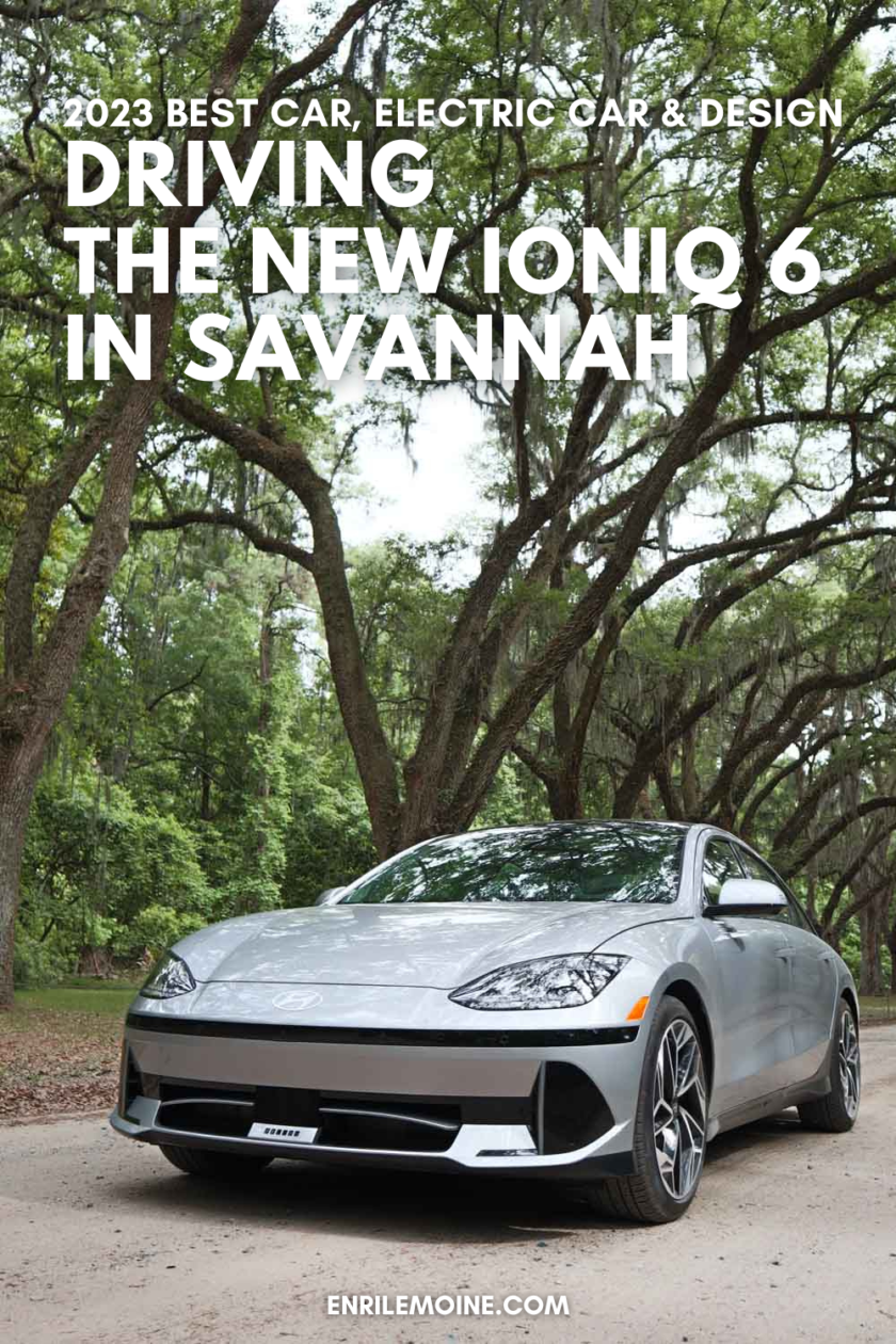 driving the new ioniq 6 in savannah