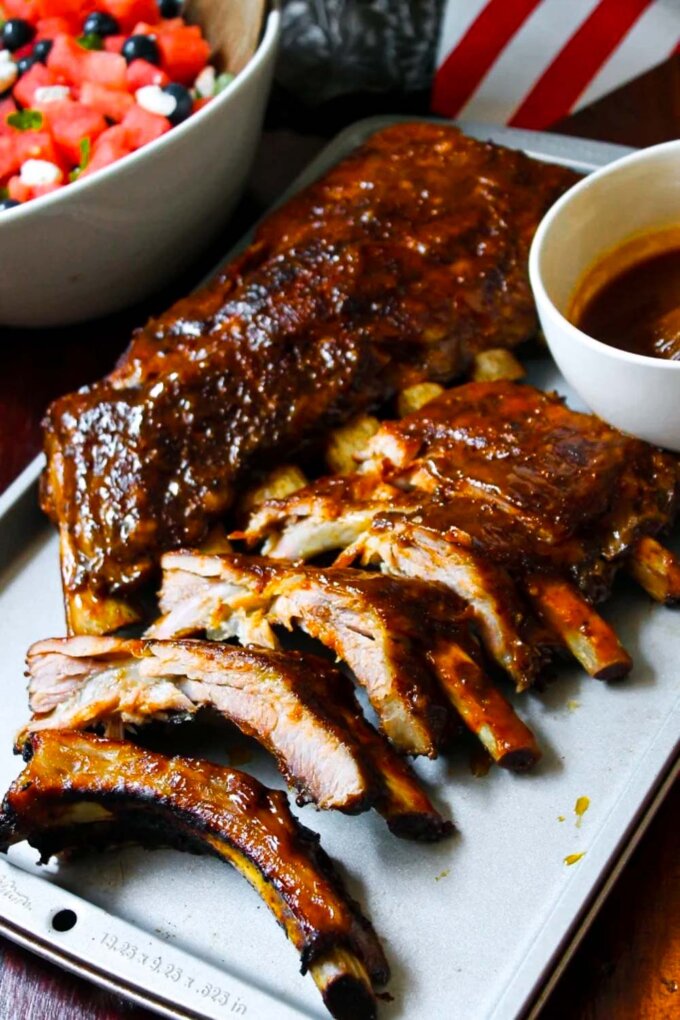 tamarind chipotle bbq grilled pork ribs by enrilemoine
