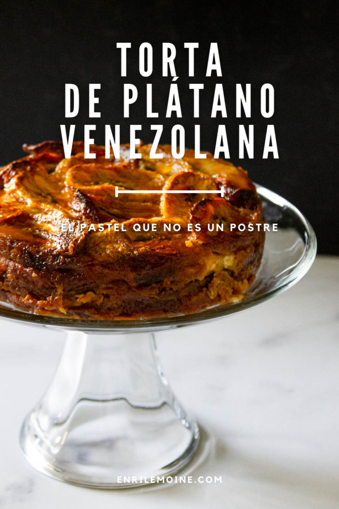 torta de plátano venezolana
