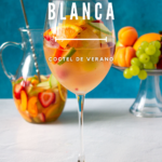 sangria blanca coctel de verano