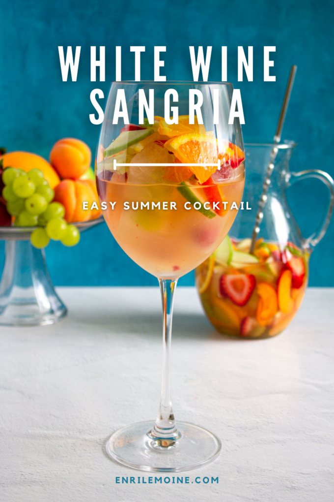 white wine sangria easy summer recipe