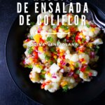 receta de ensalada de coliflor