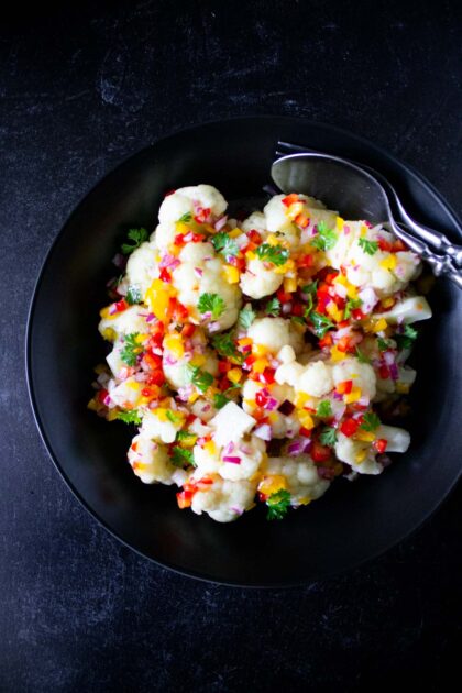 Venezuelan cauliflower salad.