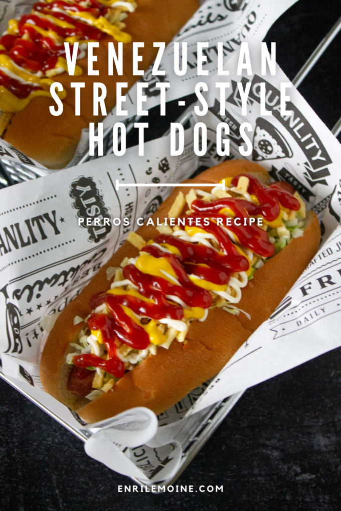 venezuelan stree style hot dogs