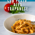 receta fácil de pesto alla trapanese.