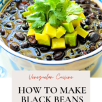 Venezuelan Black Bean Soup