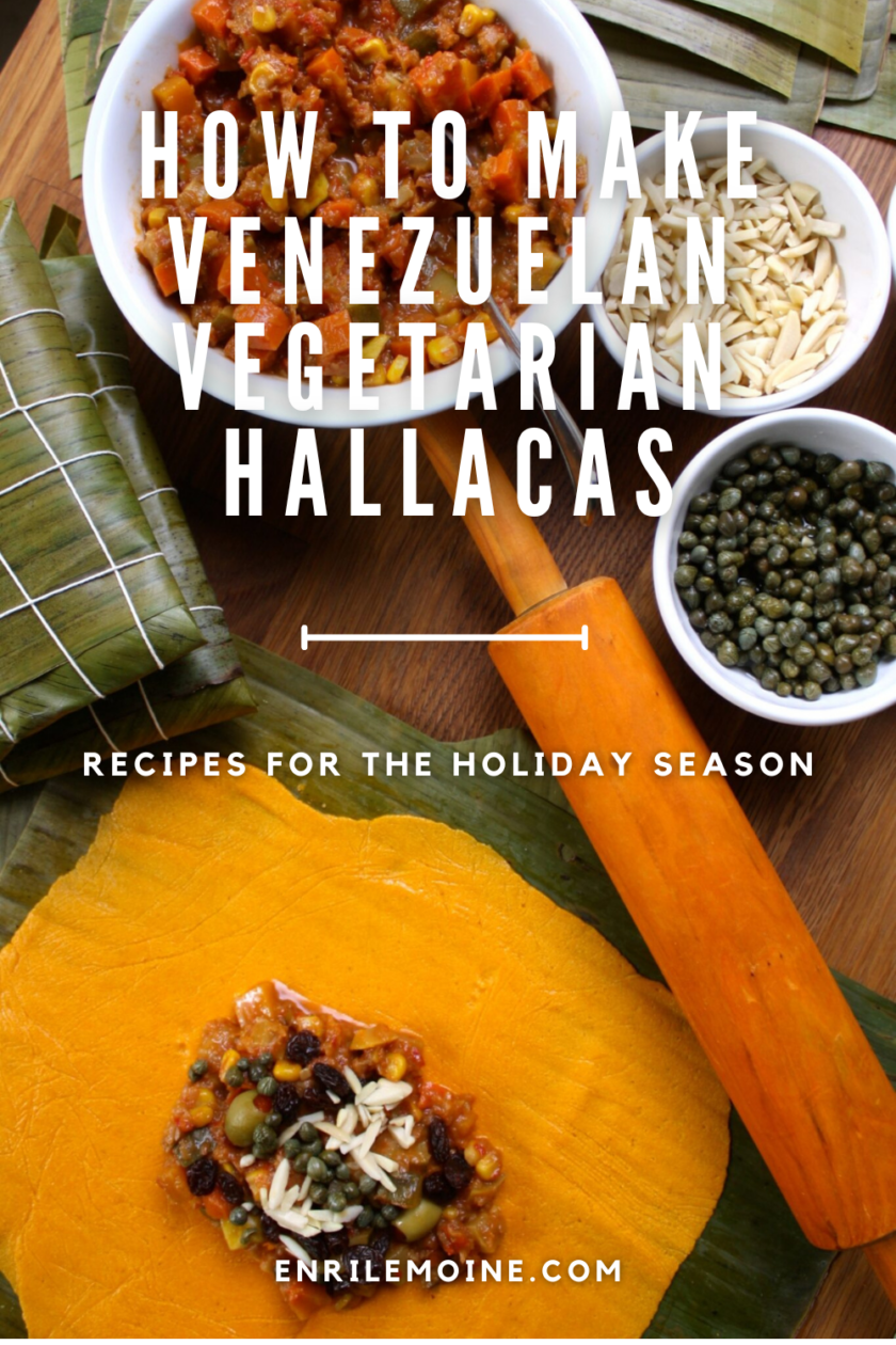 Venezuelan vegetarian hallacas in the making.