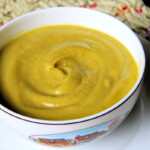 Potage Saint Germain in a bowl.