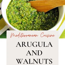 arugula and walnut pesto